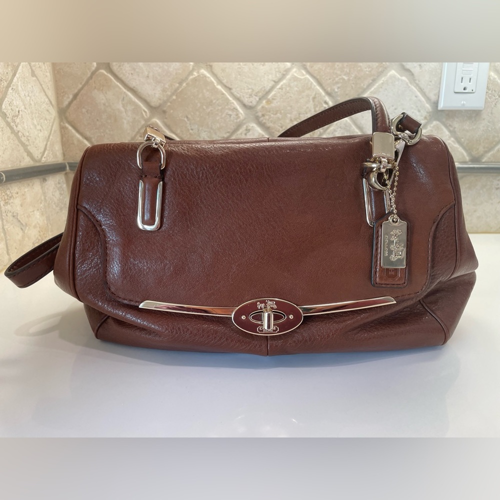 Coach Brown Leather  Handbag